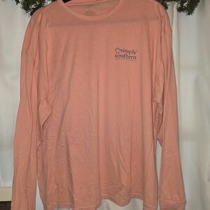 Simply Southern Pink Long Sleeve Shirt